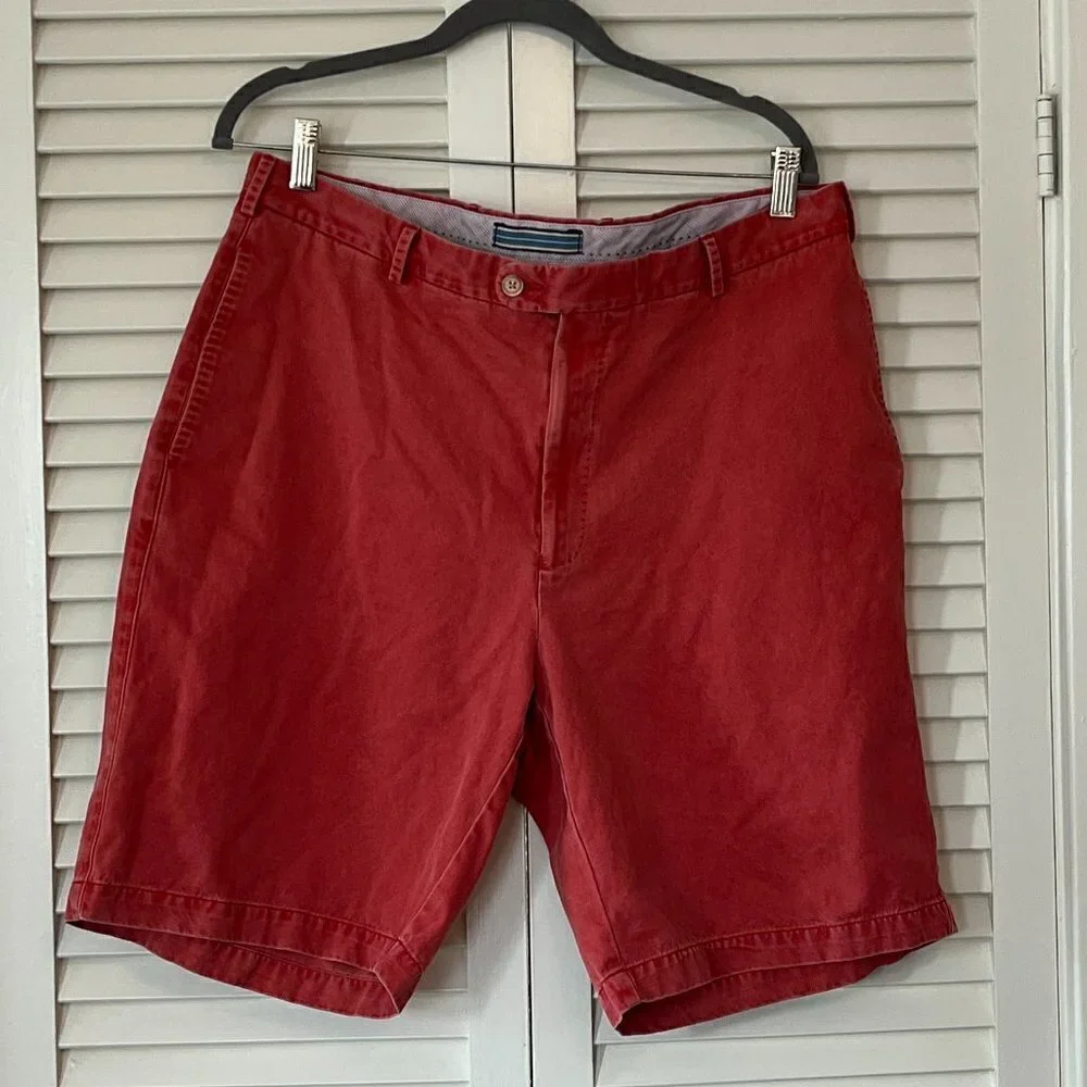 Peter Millar shorts coral 36 men 9 inch inseam
